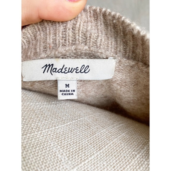 Madewell Kent Staunton Stripe Short Ex-Boyfriend Cardigan, size Medium - Picture 6 of 11